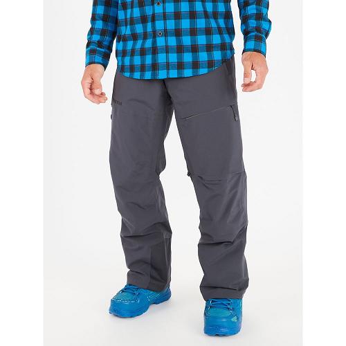 Marmot Ski Pants Dark Grey NZ - Layout Cargo Pants Mens NZ6723148